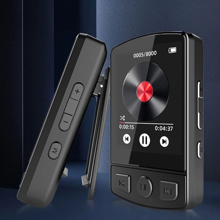 MP3%20Player%20Portable%20Sport%20Clip%20Walkman%20Button%20Bluetooth-Compatible%205.2%20Wearable%20Music%20Player%201.8inch%20Screen%20for%20Sport%20Running%20-%20Image%204