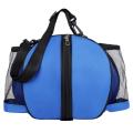 Basketball Bag Soccer Ball Shoulder Bags with Two Elastic Side Pockets Two-way Open Ball-Bag Sport Equipment Storage Bag. 