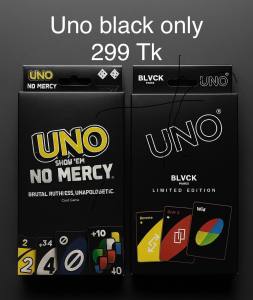 “UNO No Mercy & BLVCK Edition – Premium Duo Pack”