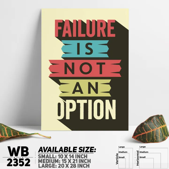Failure%20Is%20Not%20An%20Option%20-%20Motivational%20Home%20Decor%20Wall%20Canvas%20Art%20Wall%20Decoration%20Canvas%20Painting%20-%20WB2352%20-%20PetPointers%20-%20Image%202
