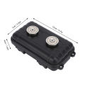 Magnetic Key Holder Concealed Key Box Plastic Housing for Spare Door Keys Cash.