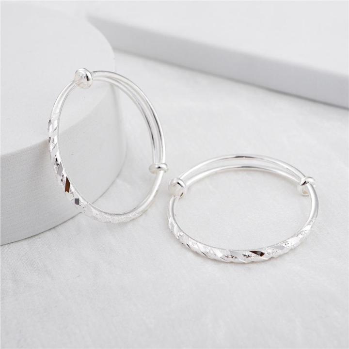 %E3%80%90Beiver%20Jewelry%20Store%20%20%E3%80%91Ethlyn%202pcs/lot%20Adjustable%20Silver%20Color%20Baby%20Bangles%20Bracelets%20Jewelry%20Best%20Gift%20for%20Girls%20Kids%20-%20Image%204
