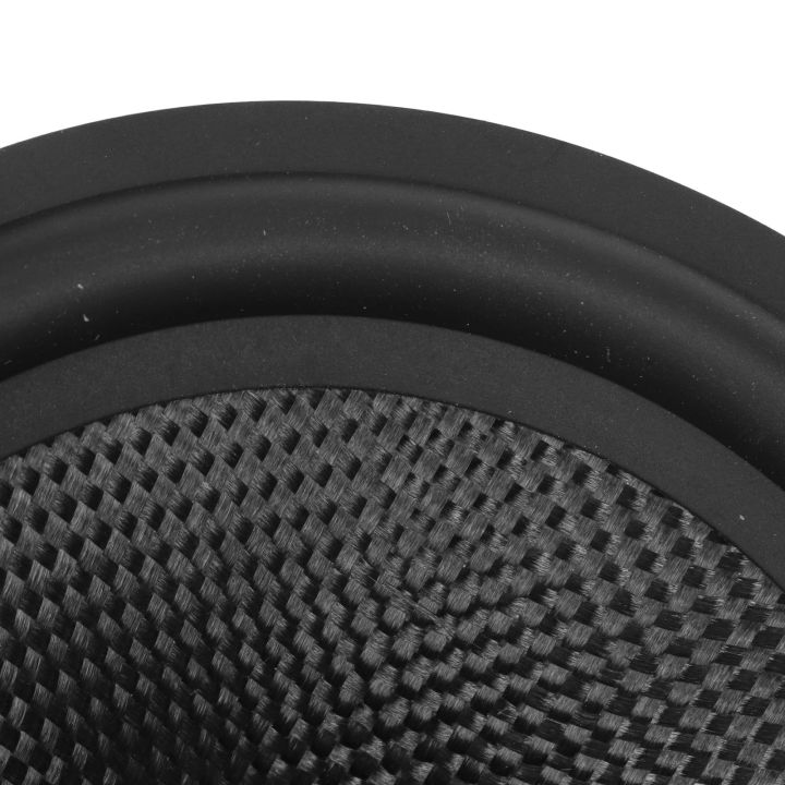 2x Speaker Cone Drum Paper 1 Inch Inner Diameter With Rubber Surround For 5 Inch