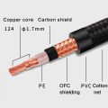 6.5mm Jack Audio Cable Gold Plated 6.5mm to 6.5mm Audio Cable 6.35mm Aux Cable for Guitar Mixer Amplifier Speaker Cable. 
