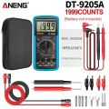 ANENG DT9205A Digital Multimeter AC/DC Transistor Electrical NCV Tester Meter Profesional Analog Auto Range Multimetro Tools. 