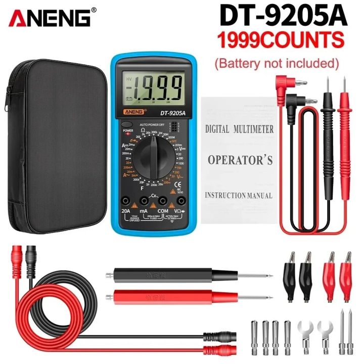ANENG%20DT9205A%20Digital%20Multimeter%20AC/DC%20Transistor%20Electrical%20NCV%20Tester%20Meter%20Profesional%20Analog%20Auto%20Range%20Multimetro%20Tools%20-%20Image%204