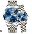 OLi-VS 9931 Fashion Luxury Couple Luminous Waterproof Mechanical Watch. 