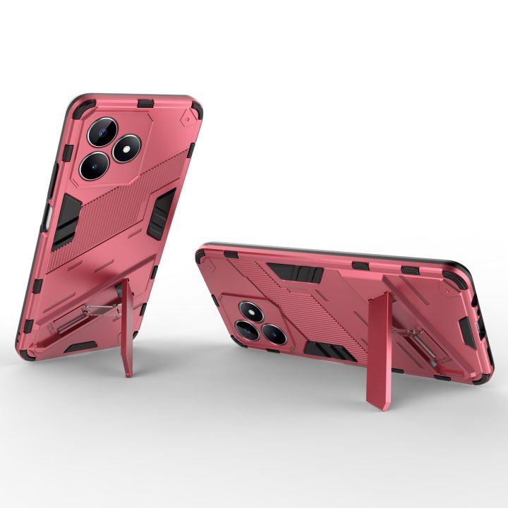 %EF%BC%88COD%20Available)Punk%20Armor%202%20in%201%20PC%20+%20TPU%20Phone%20Case%20with%20Holder%20For%20Realme%20C53%204G%20-%20Image%204