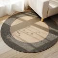 Japanese Style Woven Carpet Jute Round Floor Mat (S). 
