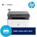 HP 135w 20PPM Print Scan Copy Black & White Monochrome Laser Wireless Printer. 