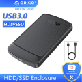 ORICO 2020U3 Plastic USB3.0 2.5 inch SATA SSD Hard Drive Case Support 4TB Mobile External HDD Enclosure Box High Speed.