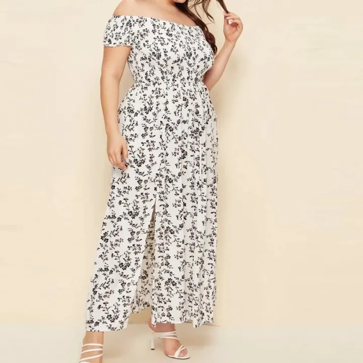 Plus%20Size%20Maxi%20Dress%20Elastic%20Chest%20Wrapped%20Fine%20Sewing%20Long%20Dress%20Bohemia%20Style%20Off%20Shoulder%20Long%20Dress%20-%20Image%205