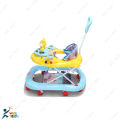 Baby Rabbit Model Light & Music Walker, Toddler New Born Baby Walking Assistant with push handle bar With Foot Rest.