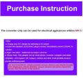 Car Cigarette Lighter Adapter AC 220V To DC 12V EU US Plug Converter Wall Power Socket Plug Adapter Auto Converter Car Accessory.