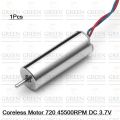 720 Motor 720 455000RPM DC 3.7V 7x20mm Magnetic Micro Motors High Speed For 55mm DIY Electrical Circuitry & Parts.