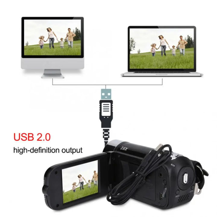 Digital%20Camera%2016X%20Zoom%20Camera%201080P%20Full%20HD%2016MP%20Digital%20Camera%20Cam%20270%20Degrees%20Rotatable%20Screen%20For%20Photographer%20Beginner%20-%20Image%206