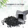 2 Pack 75g Bamboo Charcoal Bag for Home Activated Charcoal Fresher Odor Absorber Remove TVOC Mold Moisture Purify Air for House Car Wardrobe Cabinet. 