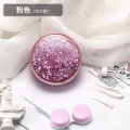 Contact lens eye shape, myopia, portable, simple beautiful pupil box, ins, high-end girl, cute and compact. 