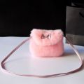 Cute Kids Girls soft Faux Fur Bow-knot bag Fluff Mini Plush Shoulder Bag Crossbody Bags Soft Fur Handbags Bag Purse 5 colors. 