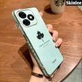 Phone case For itel P55 4G Back cover Soft Shining Maple Leaves Design Cover For itel P55 4G Cover cases.