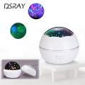 【Hey my home】LED Night Light Projector Spin Starry Sky Ocean World Rotating Children Kids Baby Sleep Romantic USB Projection. 