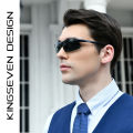 Genuine KINGSEVEN Polarized Men Aluminum Sunglasses Driving Mirror Lens Male Sun Glasses Aviation Women For Men Eyewear 9126. 