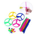 20pcs/Lot Pull String Flying Saucers Toys for Children Boys Girls Helicopters Lawn Outdoor Sports Games Plastic Flying Discs UFO. 