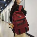 School bag, female junior high school girl, high school student, college student, high value trendy brand high school shoulder bag, large capacity backpack, backpack.
