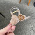 Elegant Jelly Color Heart Shape Hair Clips for Women Girls Sweet Transparent Acrylic Hair Accessories Delicate Jewelry Hairpin. 