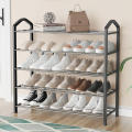 Stackable Shoe rack Durable Home/Dorm/Balcony 4-tier Organizer Multifunctional Removable assembly Storage shelf for Bedroom Closet Entryway Students Shoe storage. 
