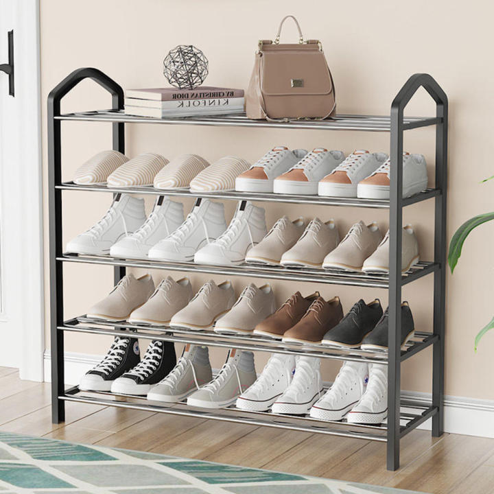 Stackable%20Shoe%20rack%20Durable%20Home/Dorm/Balcony%204-tier%20Organizer%20Multifunctional%20Removable%20assembly%20Storage%20shelf%20for%20Bedroom%20Closet%20Entryway%20Students%20Shoe%20storage%20-%20Image%206
