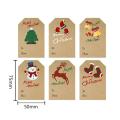 50pcs Celebrate Christmas Thank You Sticker Adhesive Label Seal Paper To From Gift Name Tags Xmas Decoration Stationery Supply. 