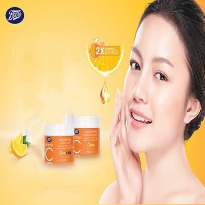 Boots%20Vitamin%20C%20Brightening%20Sleeping%20Mask%20Night%20Cream%2050ml%20-%20Image%203