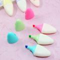 Cute Mini Tiny highlighter Pen Pack of 6 - fancy highlighter - good quality - 6 pcs.