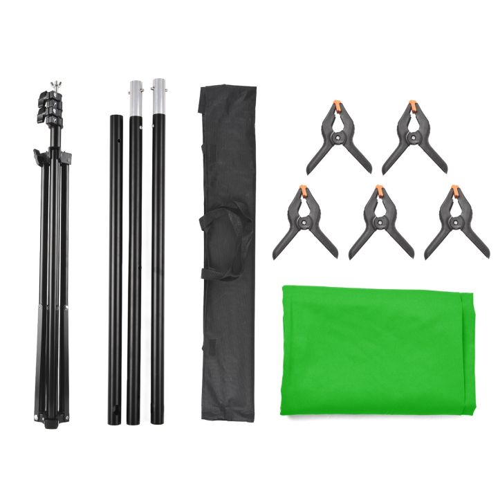 1.5%20*%202m/%205%20*%207ft%20Green%20Backdrop%20Screen%20Chromakey%20Background%20Photography%20Kit%20-%20Image%206