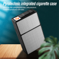 2-In-1 Cigarette Case Box Lighter For Smoking Usb Rechargeable Lighter Creative 20Pcs Cigarette Box Cigarette Holder. 