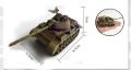 1/72 Plastic Assembled Tank Model Kit WWII Military Model Puzzles 24 Styles Tanks Sand Table Tanks Toys for Boys.