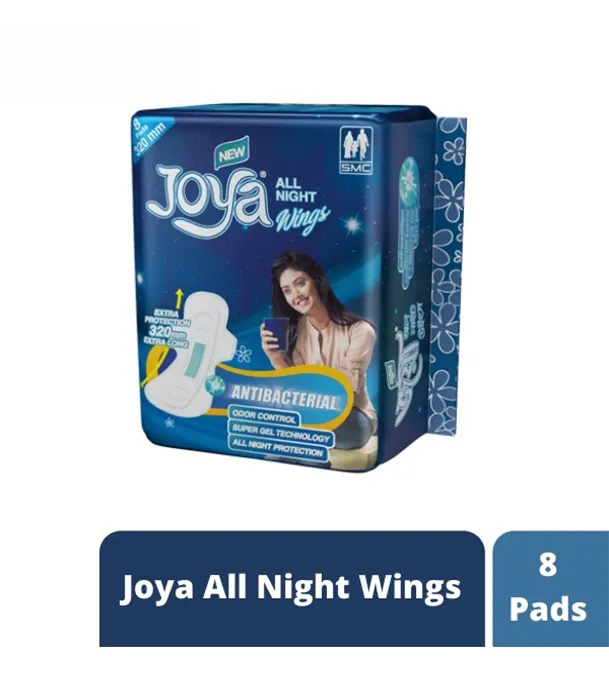 Joya%20Sanitary%20Napkin%20-%20Wings%20All%20Night%20-%208%20Pads%20Pack%20-%20Panty/Wings%20System%20-%202%20Pack%20Combo%20-%20Image%203