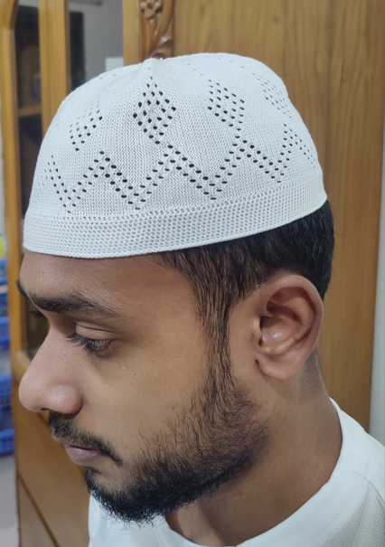Turkey%20Takke%20Cotton%20Material%20Prayer%20Cap%20-%20White(%202pcs)%20-%20Image%203