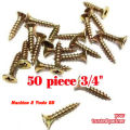3/4" Size Hardware Screw 50 Piece. 