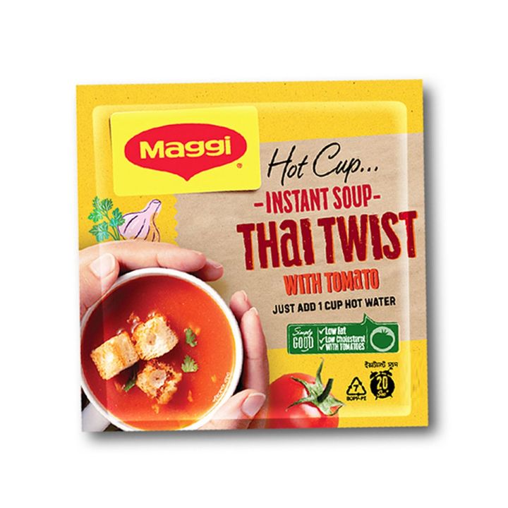 Maggi Hot Cup Instant Soup Thai Twist With Tomato (10 gm)