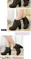 {MYE MART} Korean fashion boots Shoe for women ladies ankle Pointed Toe Short Boots Casual box Heels Shoes. 