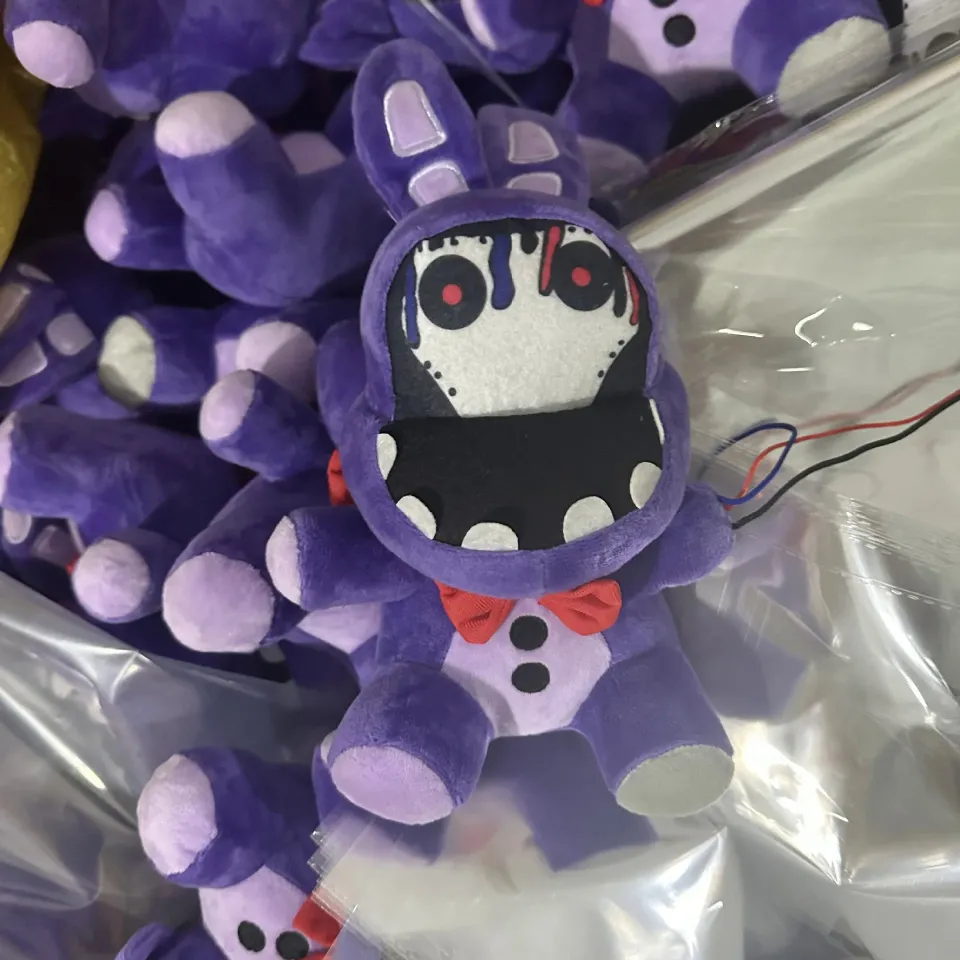 Unfair Hang】Withered Purple Bunny Plush Toys Inches FNAF