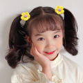 10pcs/Set Colorful Flower Hair Ties Elastics Ponytail Holders Rubber Band Baby Hair Accessories For Toddlers Kids Teens Girls.