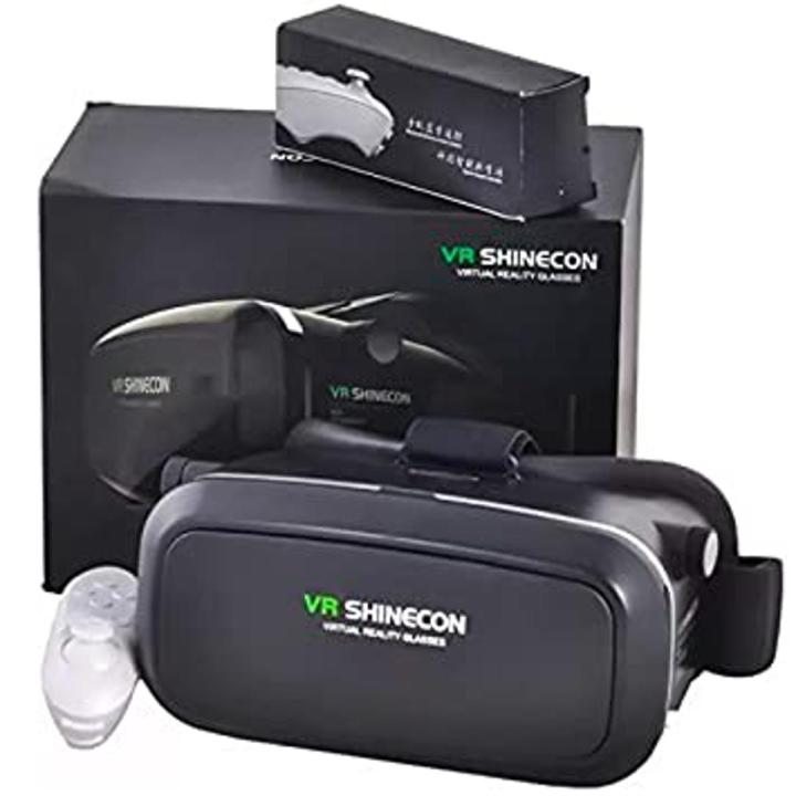 VR SHINECON 3D Glass VR Box with Remote Black