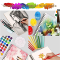 Sketch Book Pad, Drawing Paper 4''/5.5'' Spiral Bound (100gsm), Pack of 1, Durable Acid Free Sketchbook for Painting. 