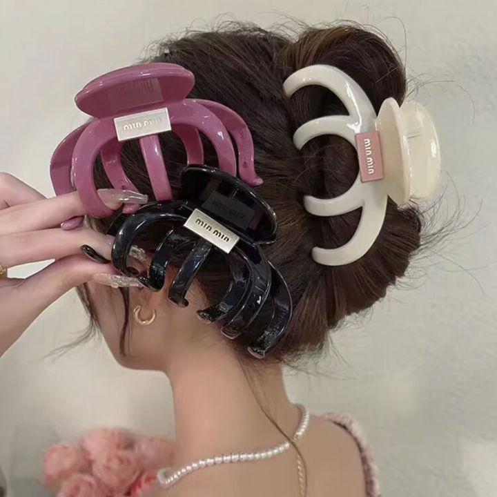 Korean%20Cute%20Pumpkin%20Oval%20Hair%20Claw%20Large%20Back%20Head%20French%20Solid%20Color%20Updo%20Hair%20Claw%20Hair%20Claw%20Hair%20Clip%20More%20than%20Shark%20Clip%20-%20Image%202