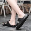 White Slippers Men's Summer Outdoor Outdoor Couple Student Lightweight Non-Slip Sandals Outdoor Beach Sandals Women's Fashion. 