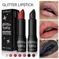 Glitter Lipstick Waterproof Long Lasting Moisturizing Matte Non-stick Cup Pearlescent Lip Tint Red Lips Makeup. 