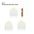 12/36PCS Sewing Needles Multi-size Side Opening Stainless Steel Darning Sewing Household Hand Tools Sewing Tools and Accessoires.